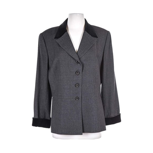 Albert Nipon Blazers 14 Grey